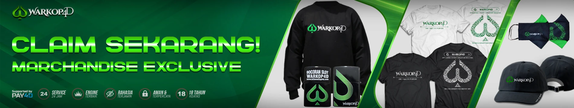 LIMITED EDITION MERCHANDISE WARKOP4D !