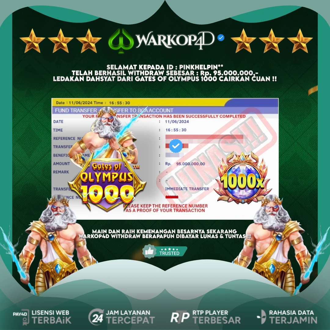 BUKTI JACKPOT DI GATES OF OLYMPUS 1000 WARKOP4D 11