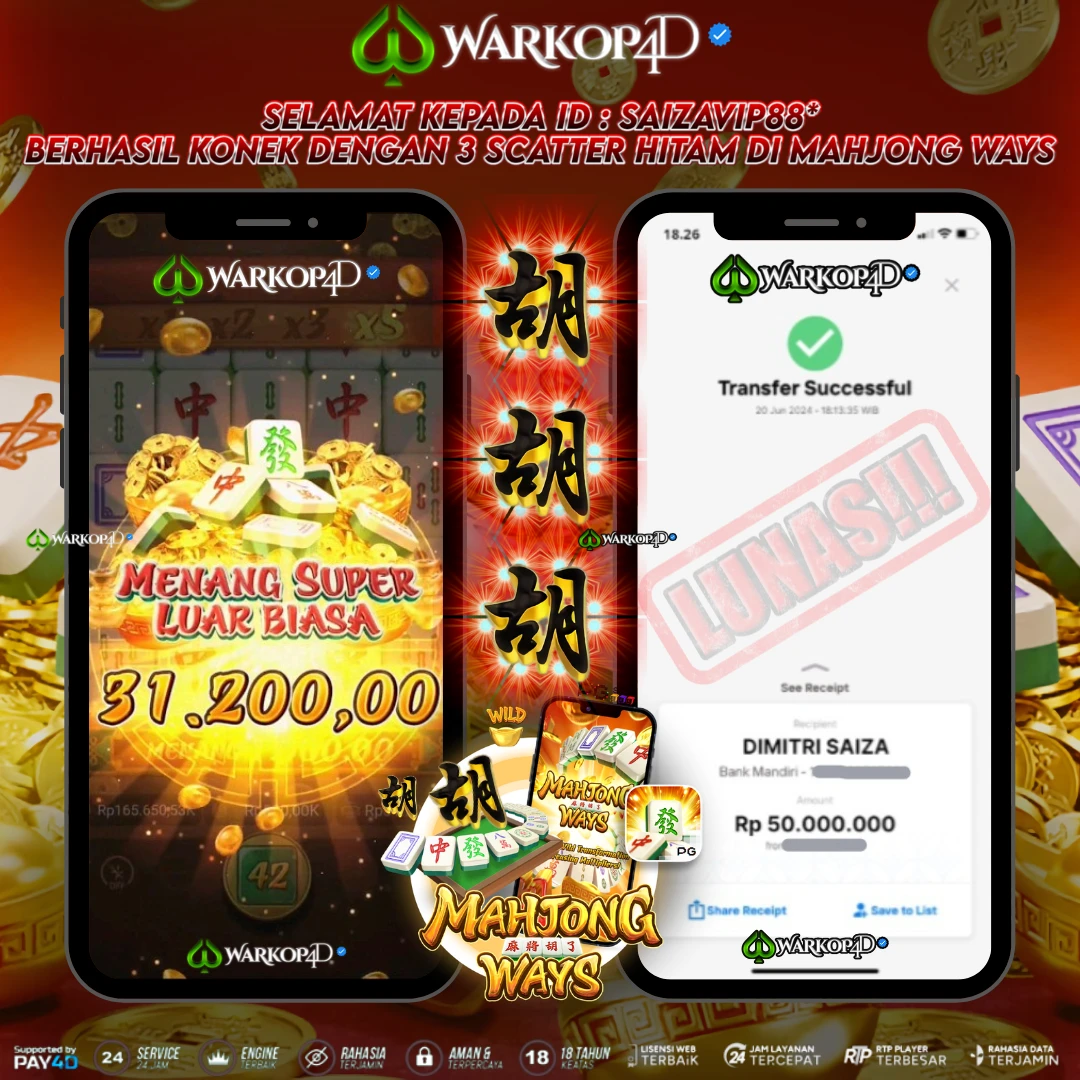 BUKTI SCATTER HITAM DI MAHJONG WAYS WARKOP4D !!