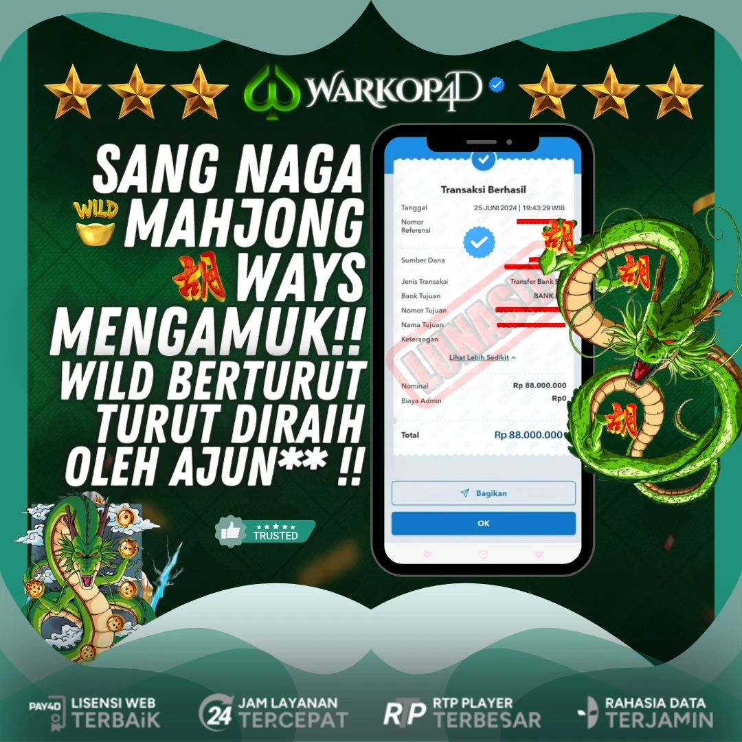 BUKTI JACKPOT DI MAHJONG WAYS WARKOP4D !!